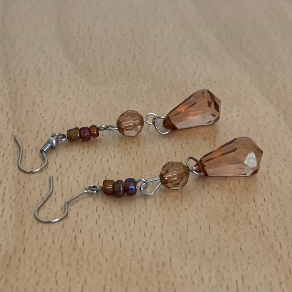 Vintage 1990s drop dangle earrings